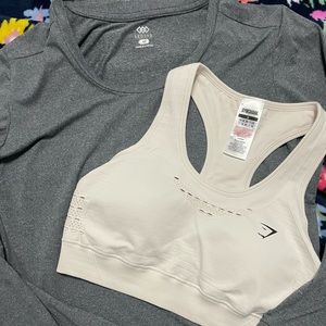 Gymshark Bra, Leg3nd shirt medium